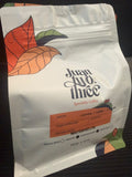 Juantwothree Watermelon Infused Coffee bag, front detail